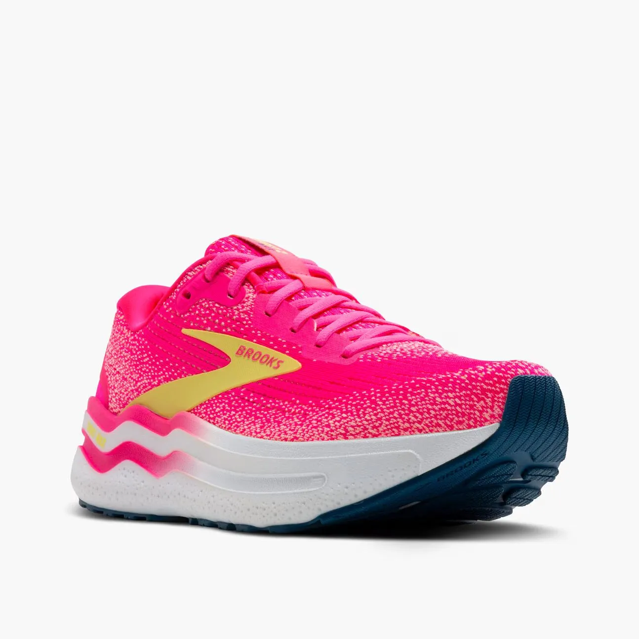 Brooks Women's Ghost Max 2 - Pink/Lemon Tonic/Orange Pop