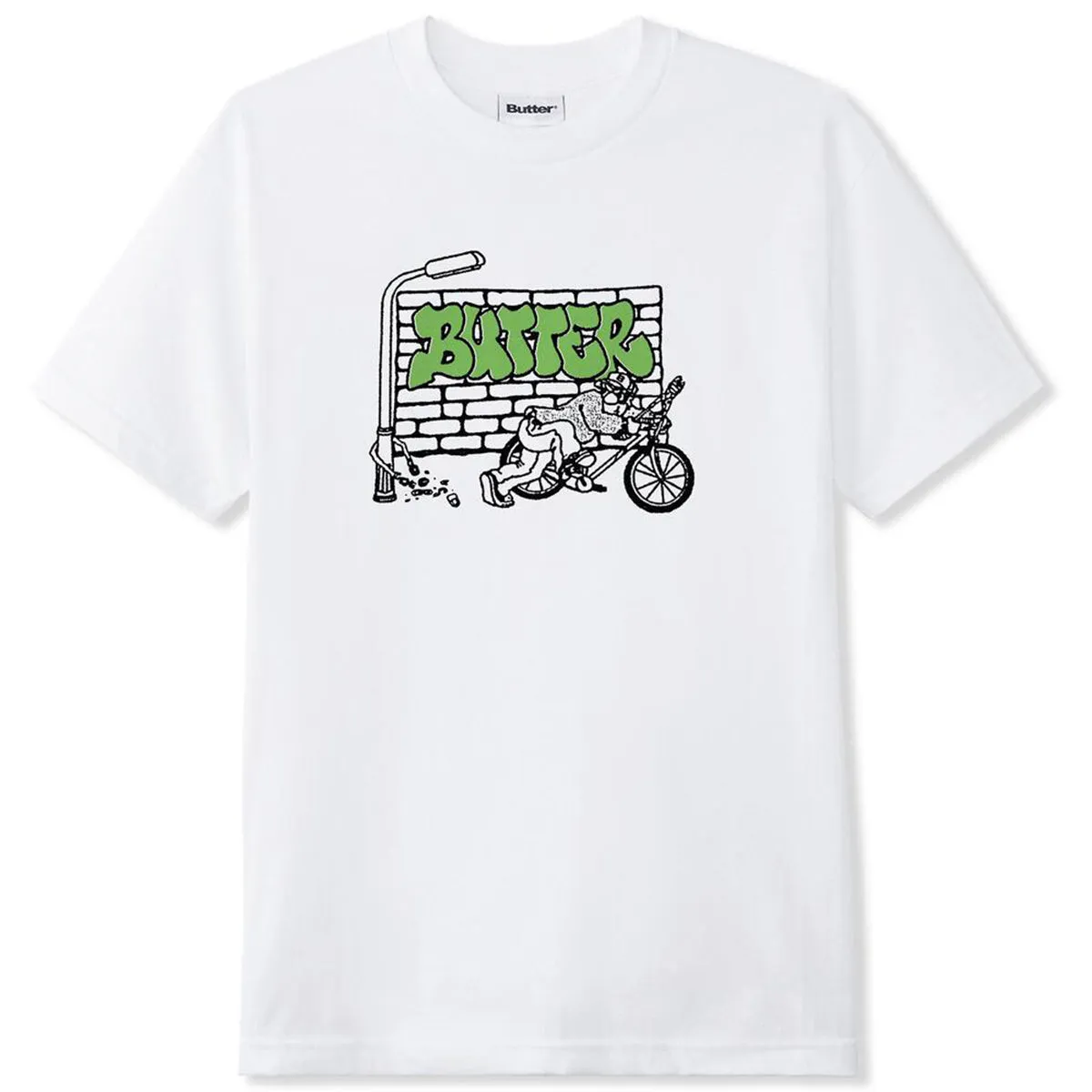 Butter Goods - Bike Tee White