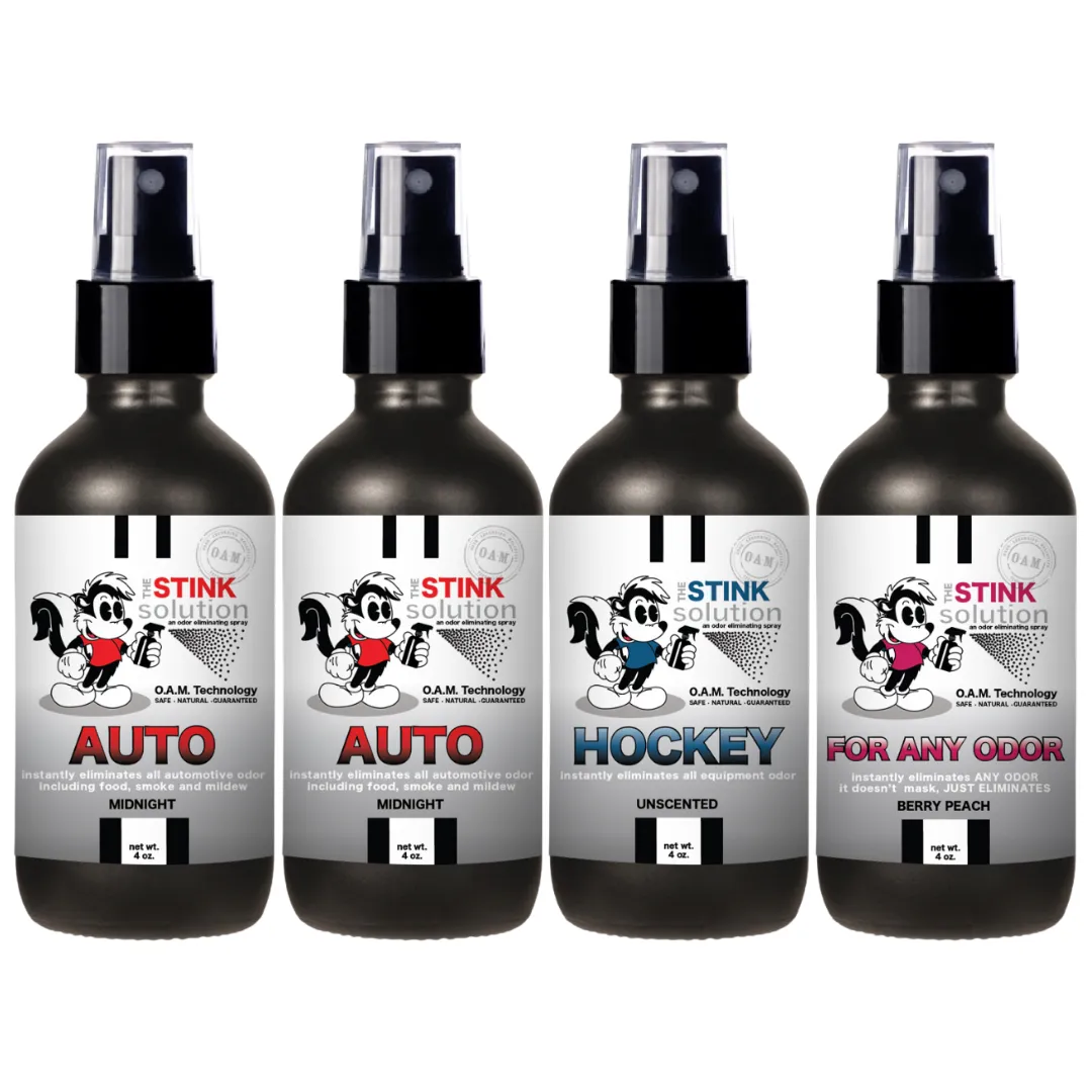 Buy 3 Get 1 FREE - Auto Sampler Set 4 oz Odor Eliminating Sprays