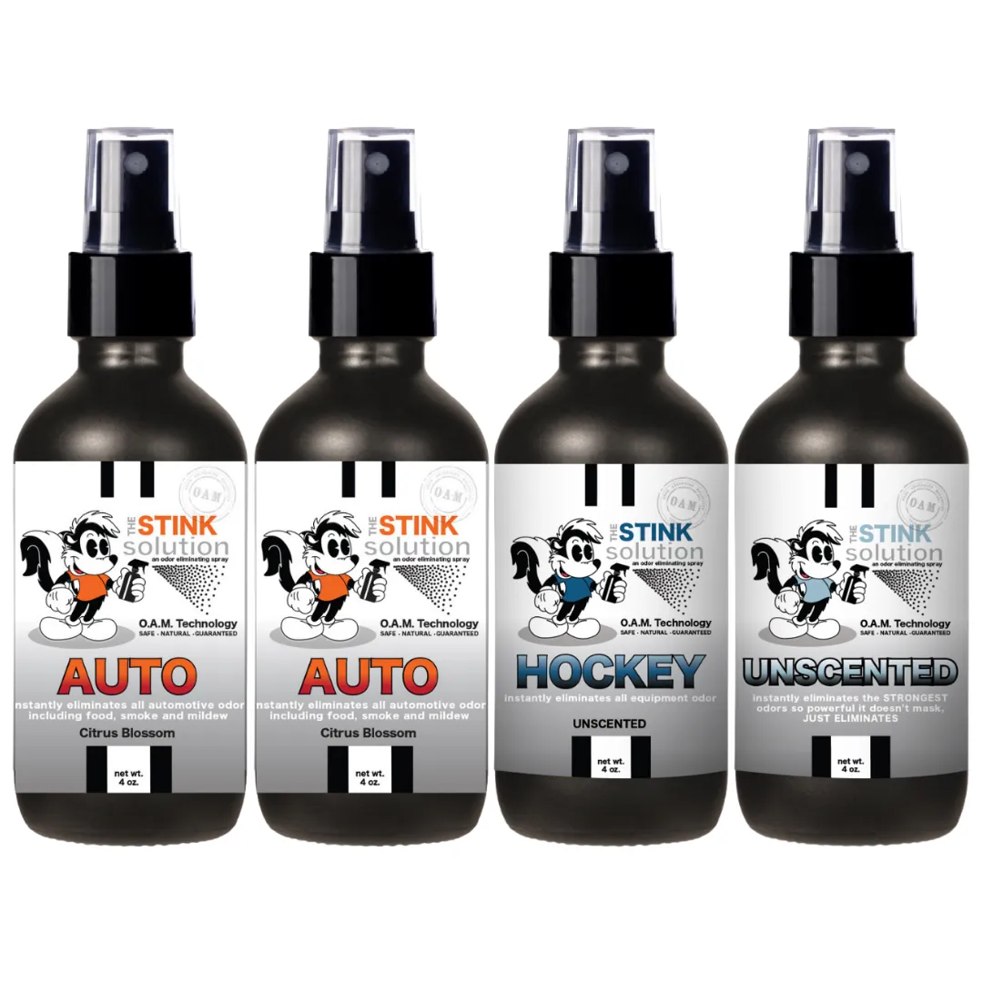 Buy 3 Get 1 FREE - Auto Sampler Set 4 oz Odor Eliminating Sprays