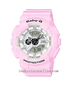 Casio Baby-G Women's Watch BA-110BE-4A Shock Resistant Mineral Glass