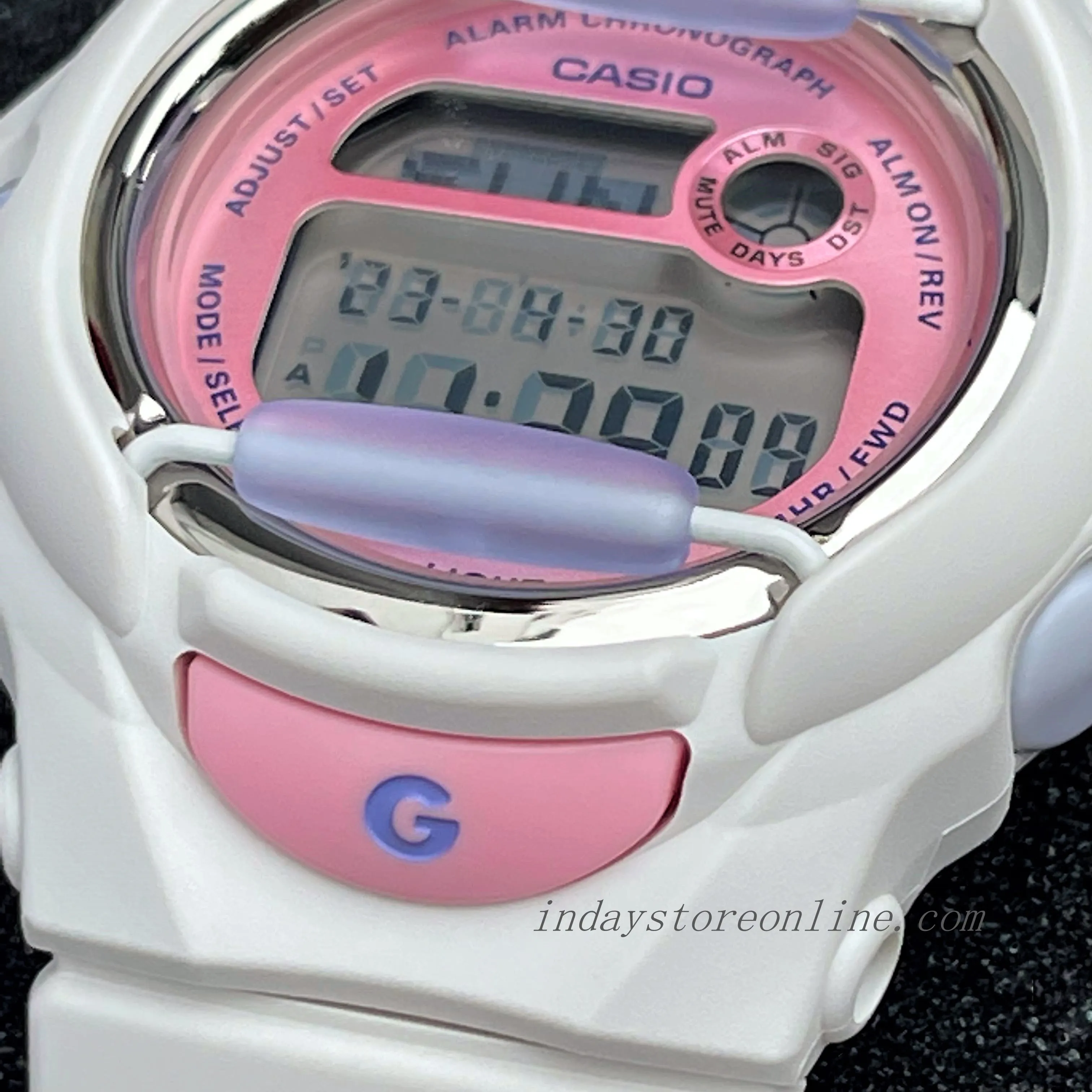 Casio Baby-G Women's Watch BG-169PB-7 Resin Band Shock Resistant Mineral Glass