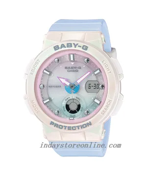 Casio Baby-G Women's Watch BGA-250-7A3 Resin Band Mineral Glass Shock Resistant
