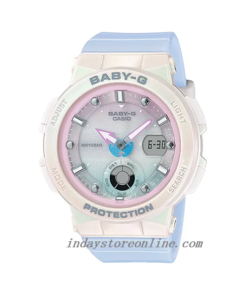 Casio Baby-G Women's Watch BGA-250-7A3 Resin Band Mineral Glass Shock Resistant