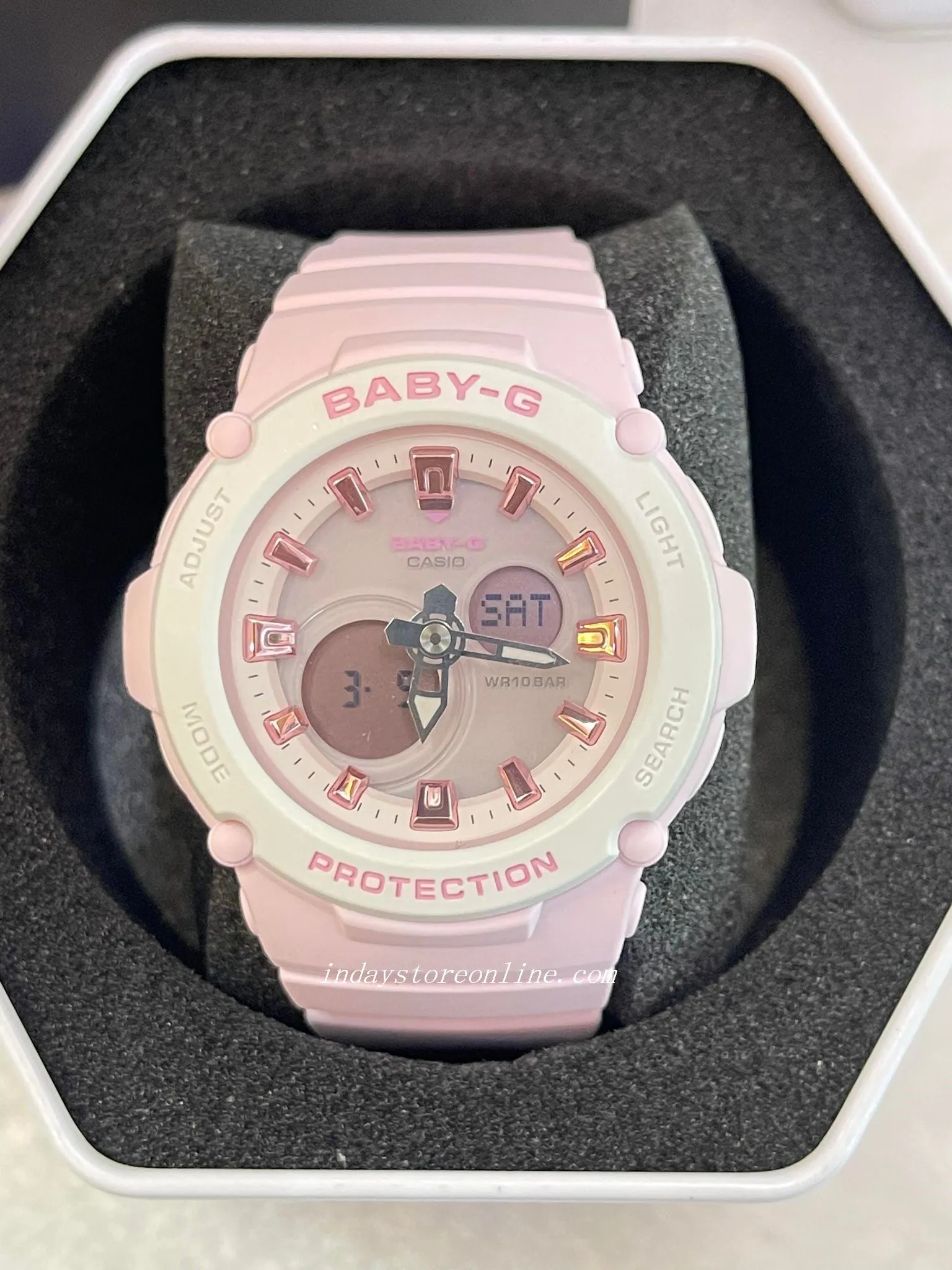 Casio Baby-G Women's Watch BGA-270-4A Resin Band Mineral Glass Shock Resistant