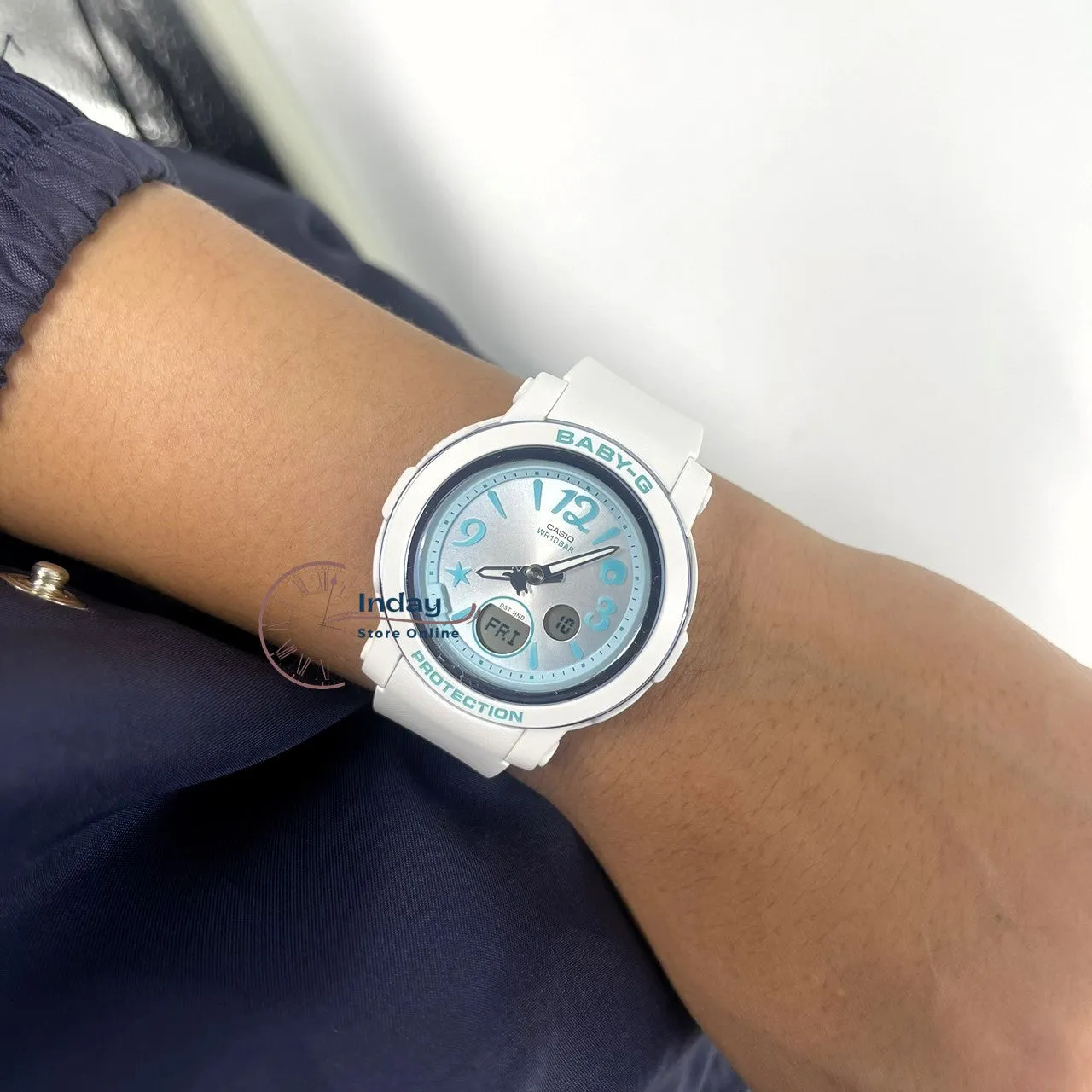 Casio Baby-G Women's Watch BGA-290US-2A Resin Band Mineral Glass Shock Resistant
