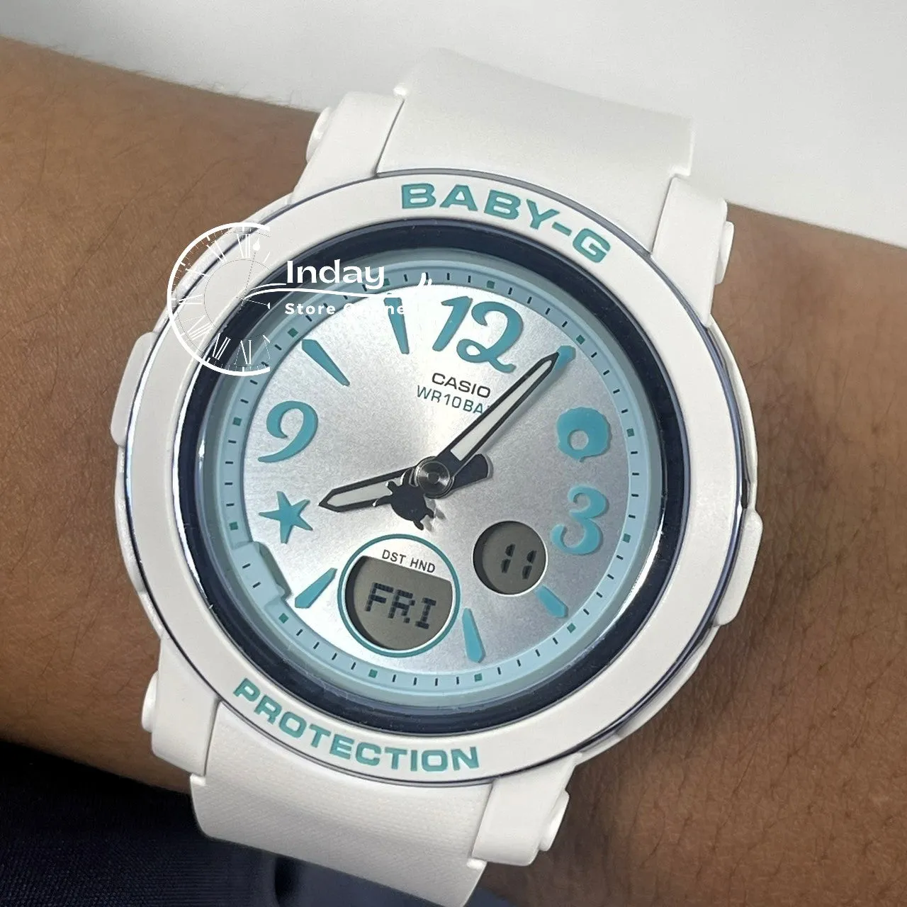 Casio Baby-G Women's Watch BGA-290US-2A Resin Band Mineral Glass Shock Resistant