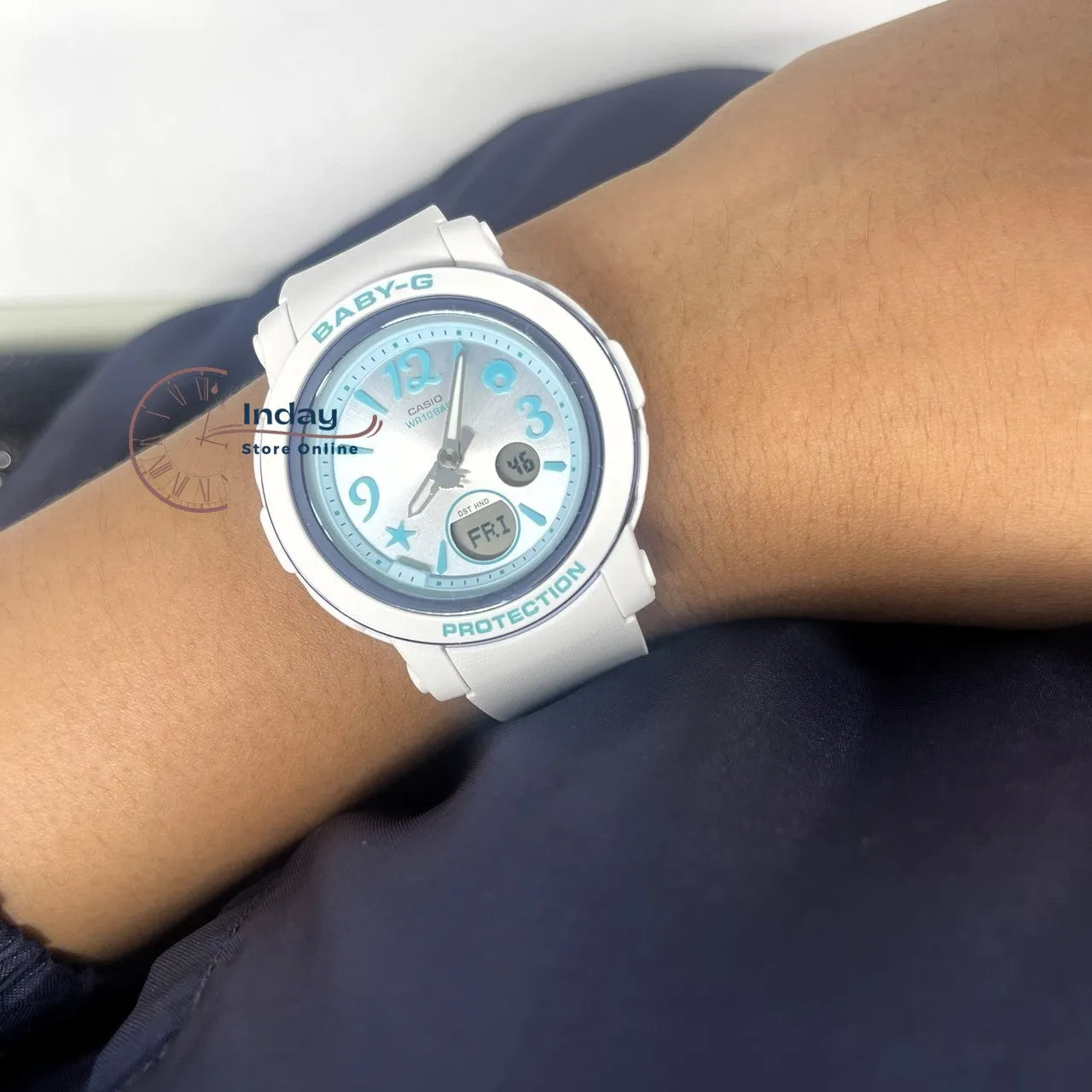 Casio Baby-G Women's Watch BGA-290US-2A Resin Band Mineral Glass Shock Resistant