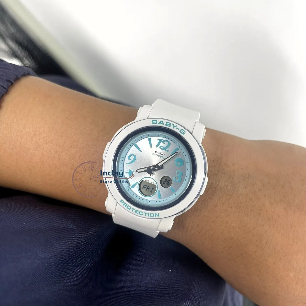 Casio Baby-G Women's Watch BGA-290US-2A Resin Band Mineral Glass Shock Resistant
