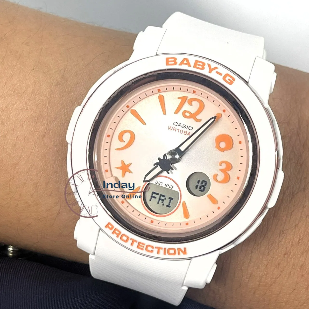 Casio Baby-G Women's Watch BGA-290US-4A Resin Band Mineral Glass Shock Resistant