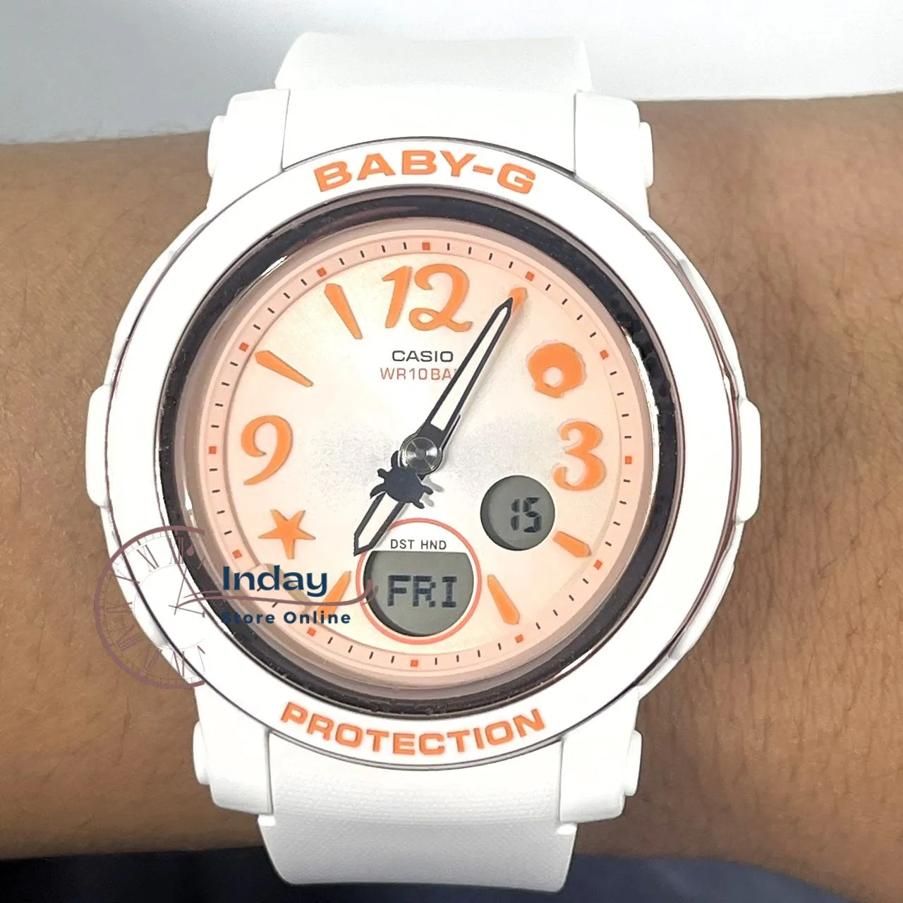 Casio Baby-G Women's Watch BGA-290US-4A Resin Band Mineral Glass Shock Resistant