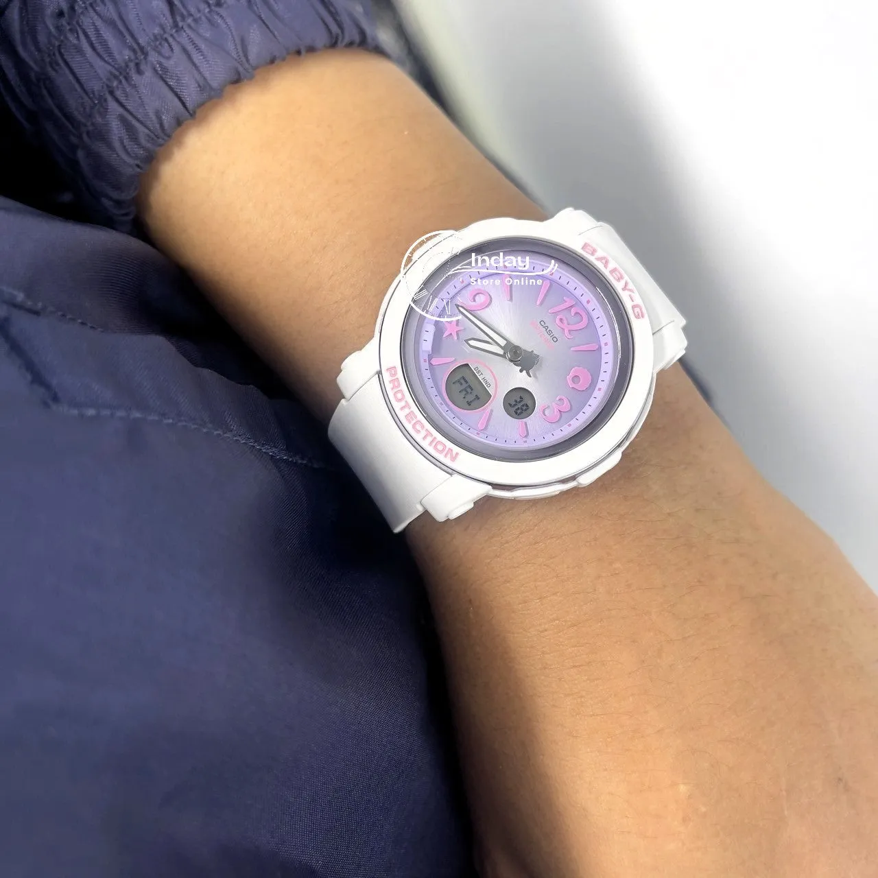Casio Baby-G Women's Watch BGA-290US-6A Resin Band Mineral Glass Shock Resistant