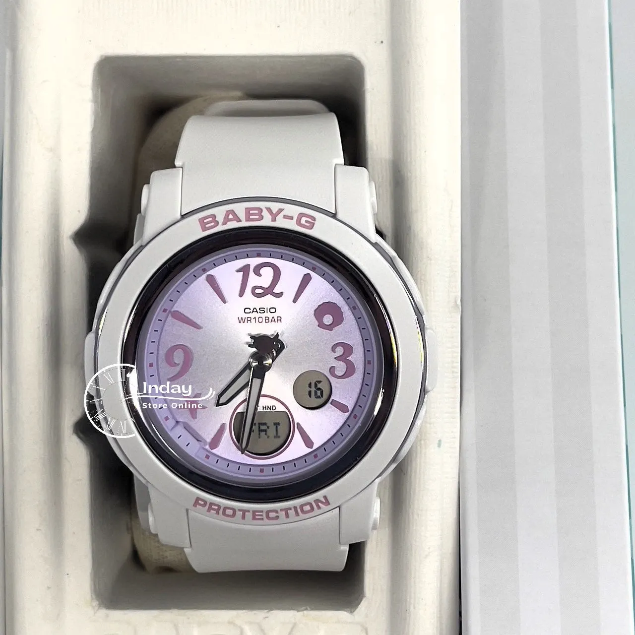 Casio Baby-G Women's Watch BGA-290US-6A Resin Band Mineral Glass Shock Resistant
