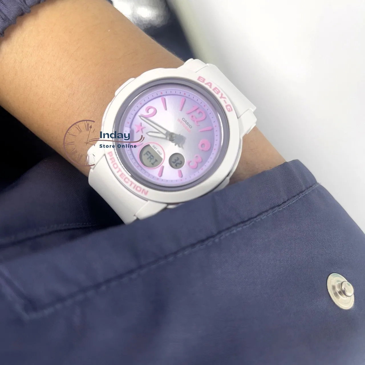 Casio Baby-G Women's Watch BGA-290US-6A Resin Band Mineral Glass Shock Resistant