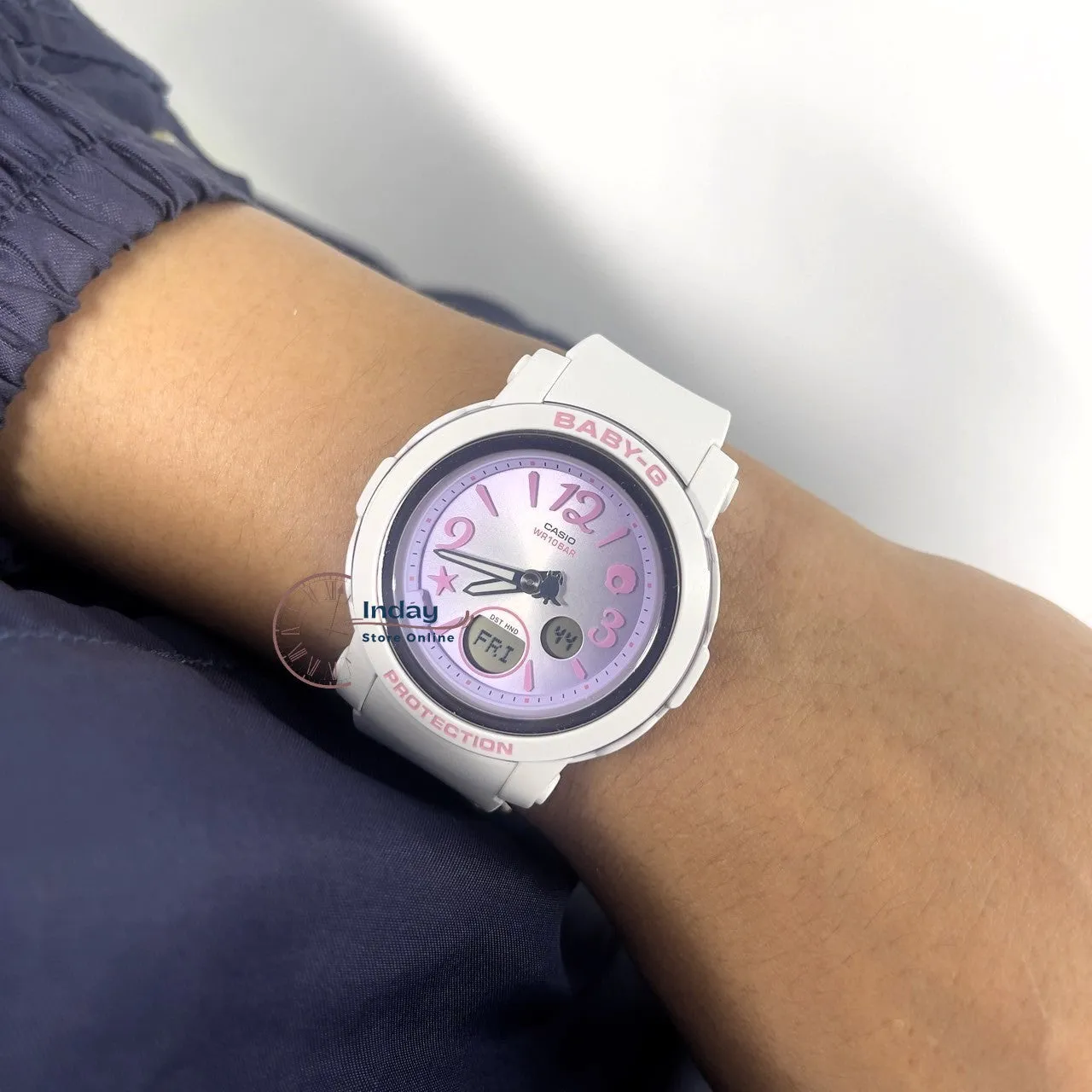 Casio Baby-G Women's Watch BGA-290US-6A Resin Band Mineral Glass Shock Resistant
