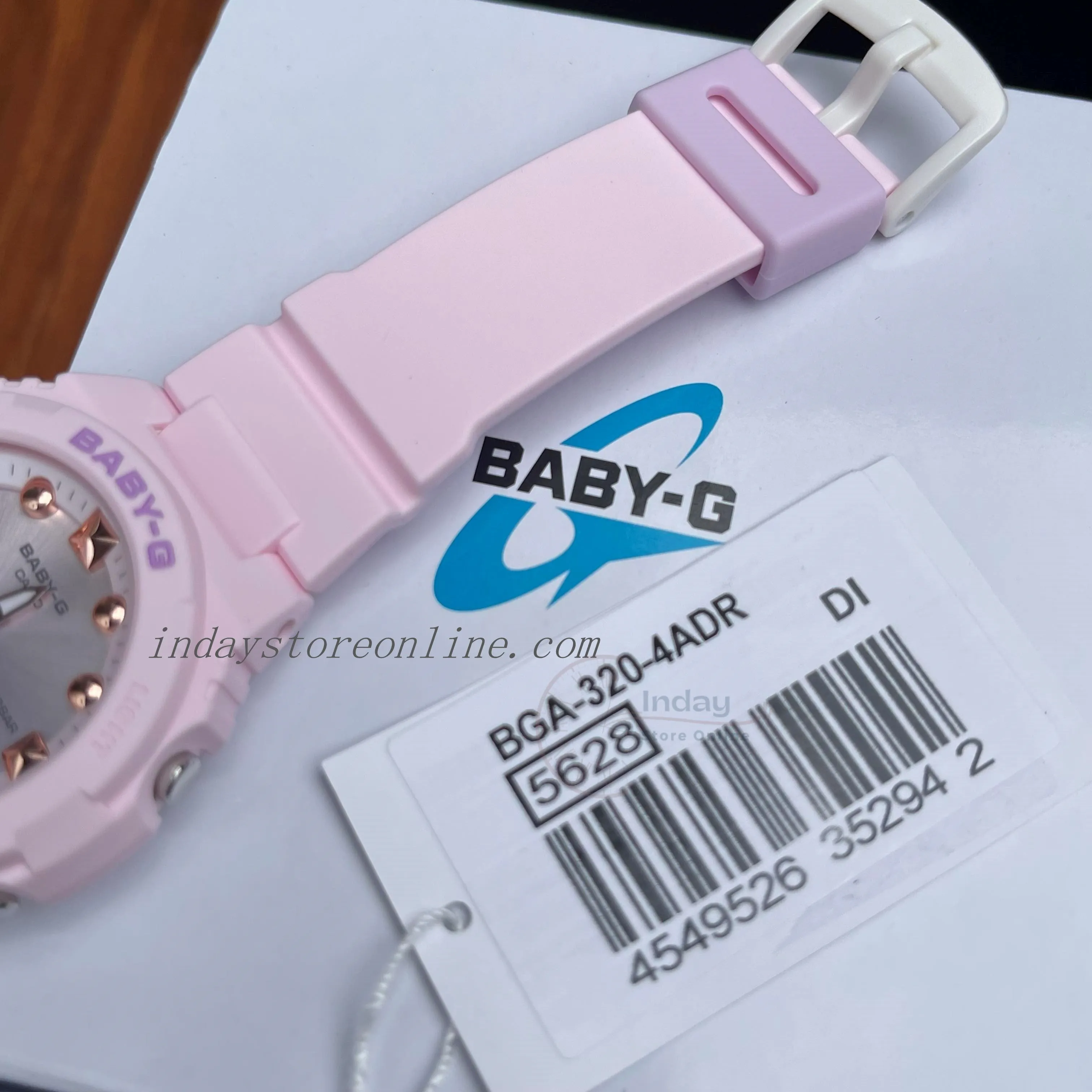 Casio Baby-G Women's Watch BGA-320-4A Resin Band Mineral Glass Shock Resistant