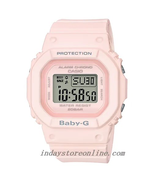 Casio Baby-G Women's Watch BGD-560-4 Resin Band Shock Resistant Mineral Glass