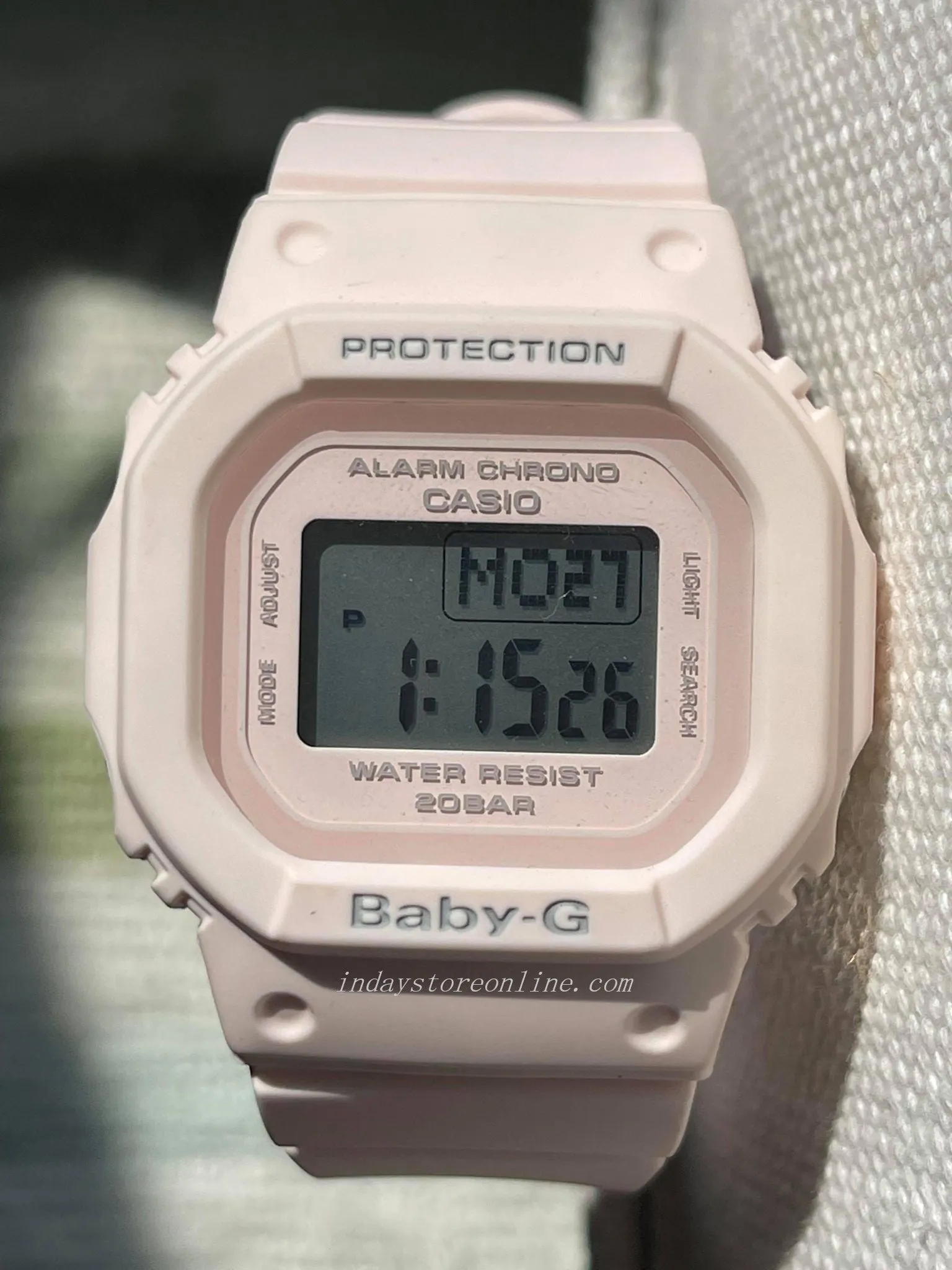 Casio Baby-G Women's Watch BGD-560-4 Resin Band Shock Resistant Mineral Glass