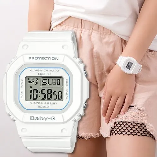 Casio Baby-G Women's Watch BGD-560-7 Resin Band Shock Resistant Mineral Glass