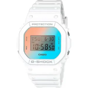 CASIO G-SHOCK BEACH TIME LAPSE SERIES WHITE RUBBER STRAP MEN WATCH DW-5600TL-7JF