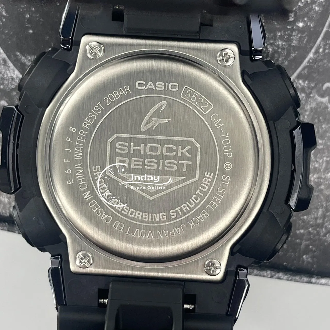 Casio G-Shock G-Steel Men's Watch GM-700-1A Resin Band Shock Resistant Mineral Glass Battery Life 5-Years