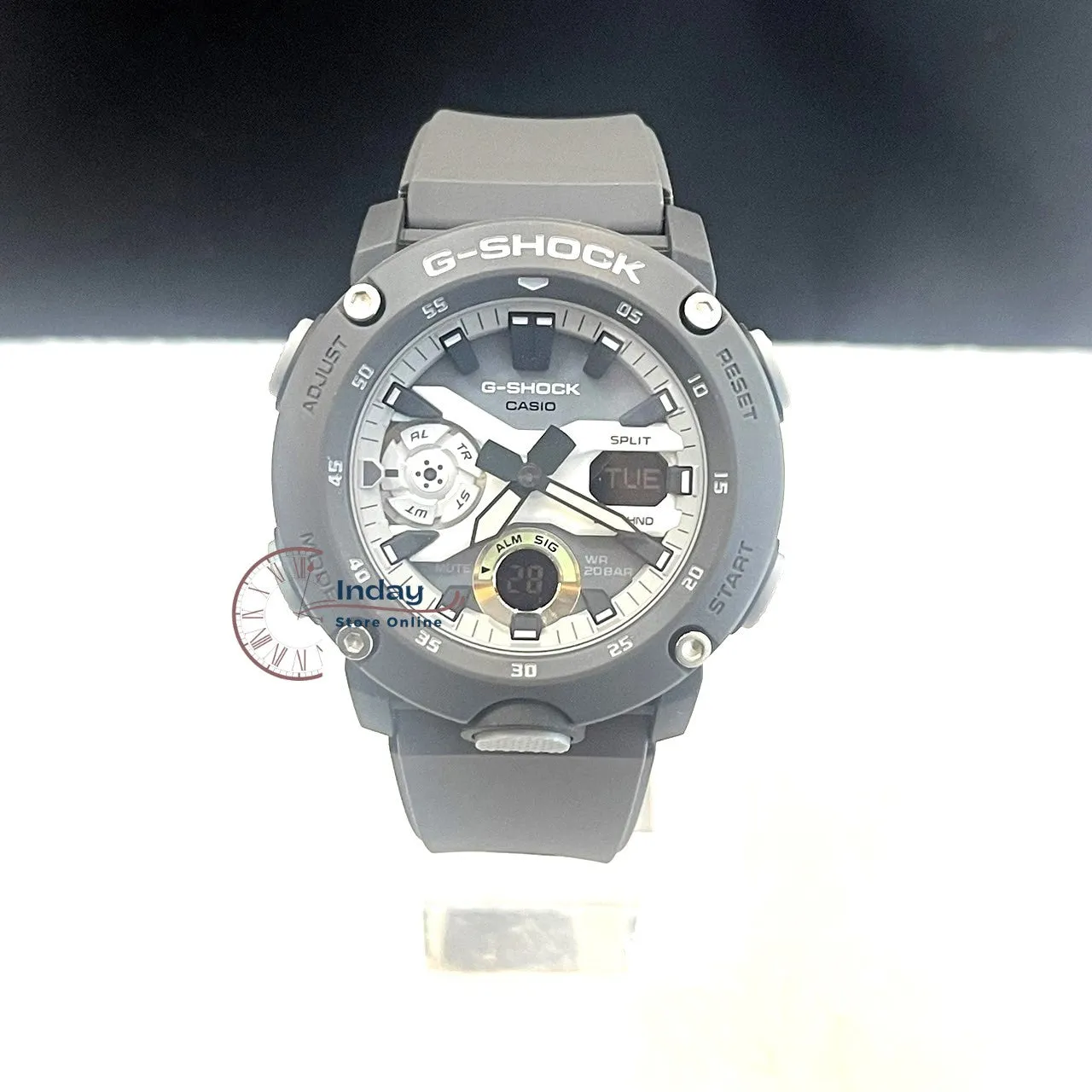 Casio G-Shock Men's Watch GA-2000HD-8A Shock Resistant Carbon Core Guard Structure
