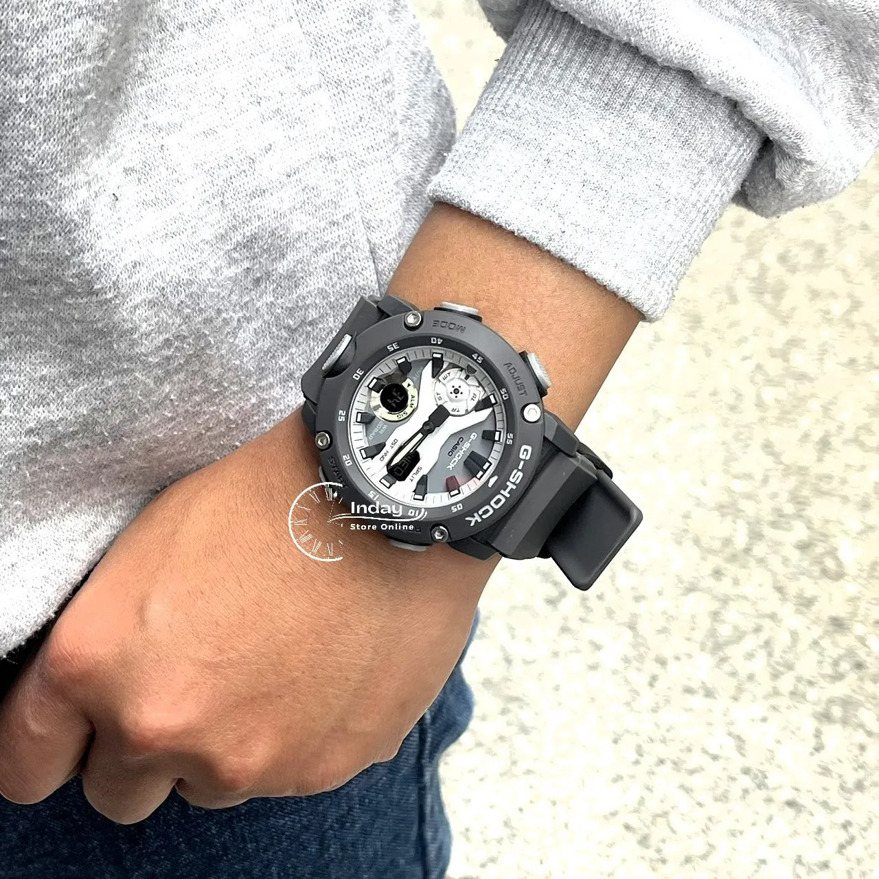 Casio G-Shock Men's Watch GA-2000HD-8A Shock Resistant Carbon Core Guard Structure