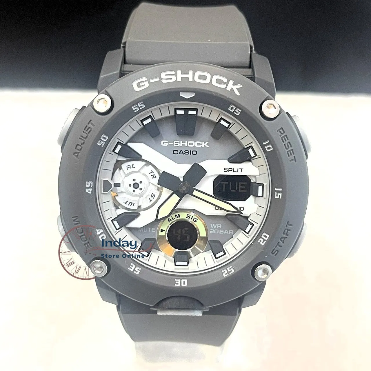 Casio G-Shock Men's Watch GA-2000HD-8A Shock Resistant Carbon Core Guard Structure