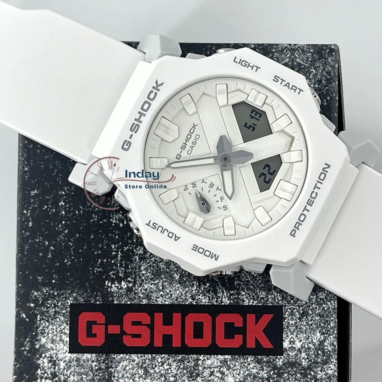 Casio G-Shock Men's Watch GA-2300-7A Resin Band Mineral Glass Shock Resistant