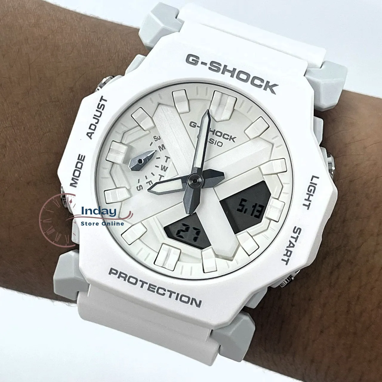 Casio G-Shock Men's Watch GA-2300-7A Resin Band Mineral Glass Shock Resistant
