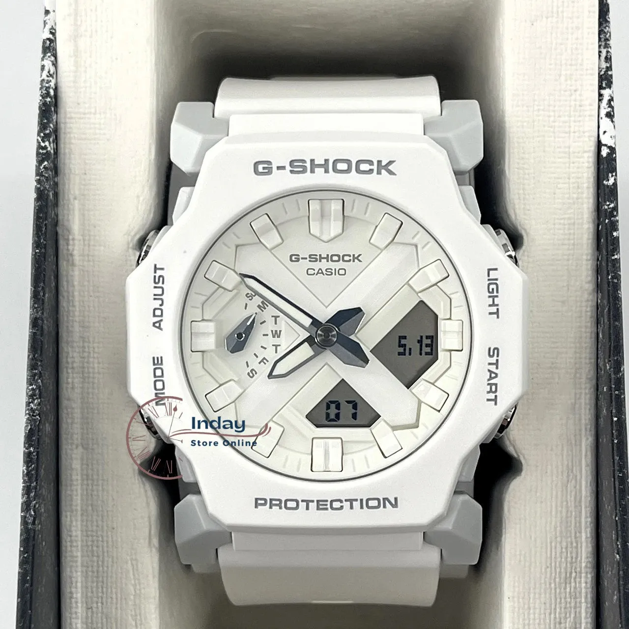 Casio G-Shock Men's Watch GA-2300-7A Resin Band Mineral Glass Shock Resistant