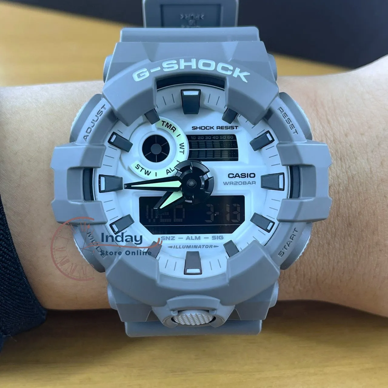 Casio G-Shock Men's Watch GA-700HD-8A Shock Resistant Battery Life: 5 years