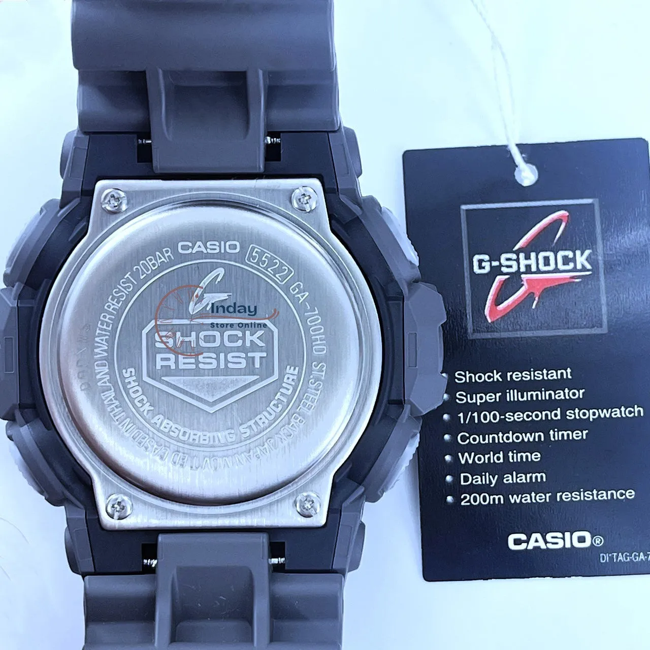 Casio G-Shock Men's Watch GA-700HD-8A Shock Resistant Battery Life: 5 years