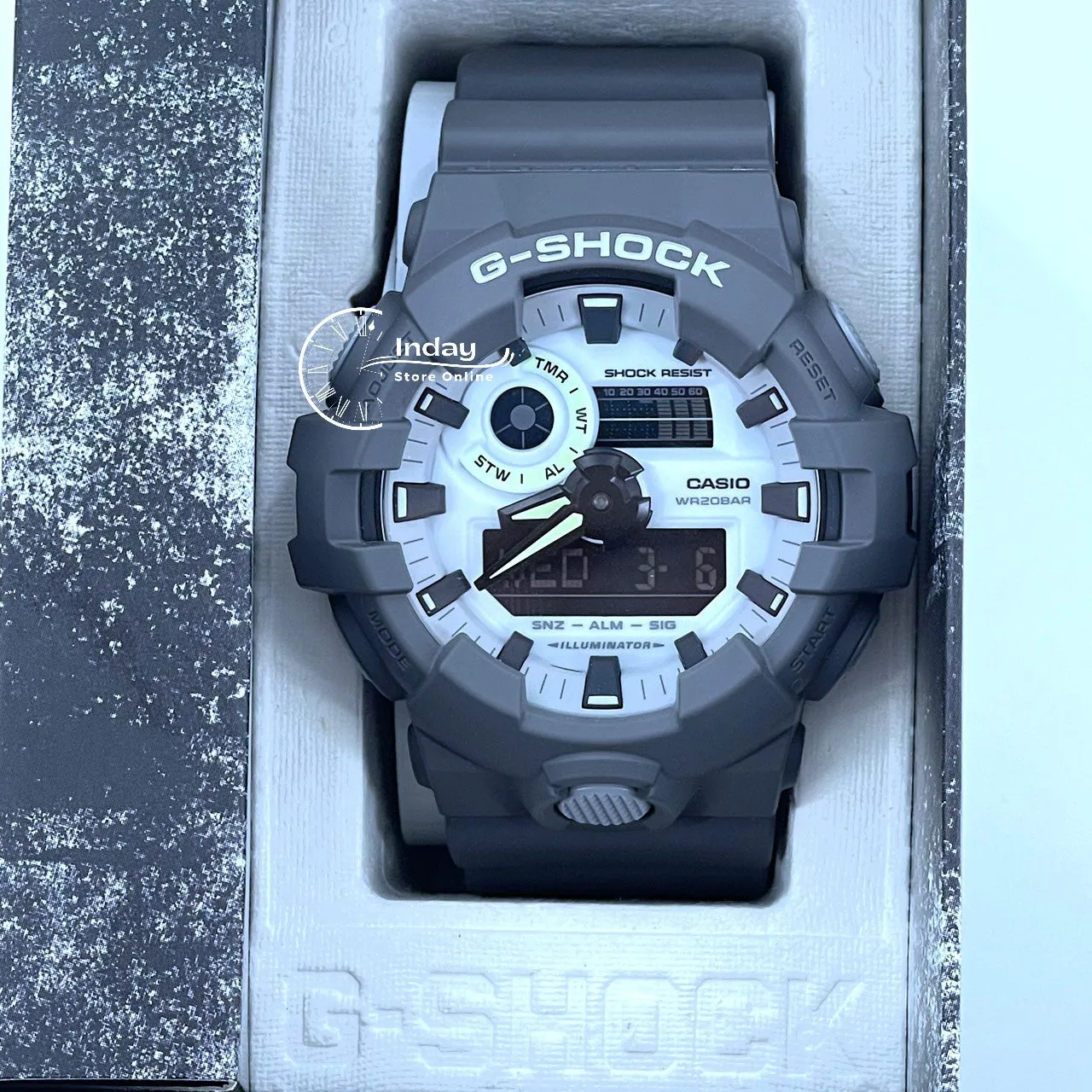 Casio G-Shock Men's Watch GA-700HD-8A Shock Resistant Battery Life: 5 years