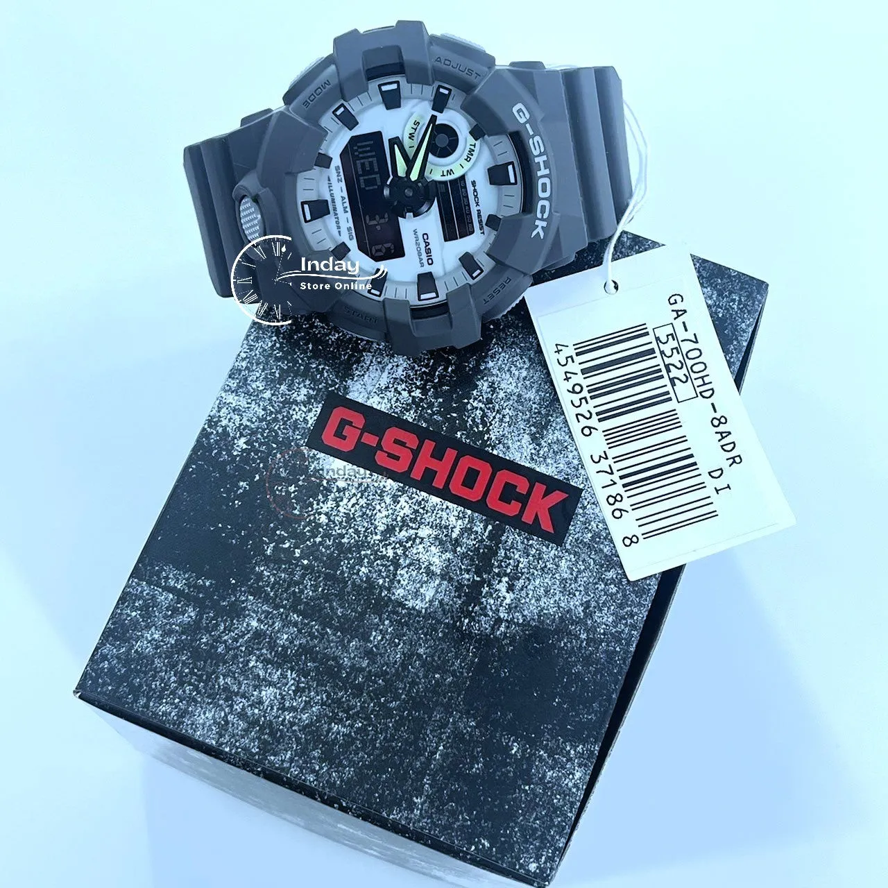 Casio G-Shock Men's Watch GA-700HD-8A Shock Resistant Battery Life: 5 years