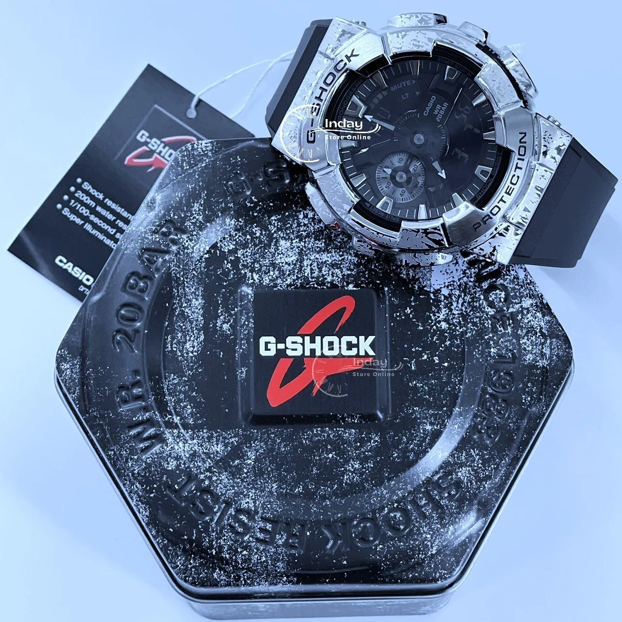 Casio G-Shock Men's Watch GM-110GC-1A Shock Resistant Magnetic Resistant
