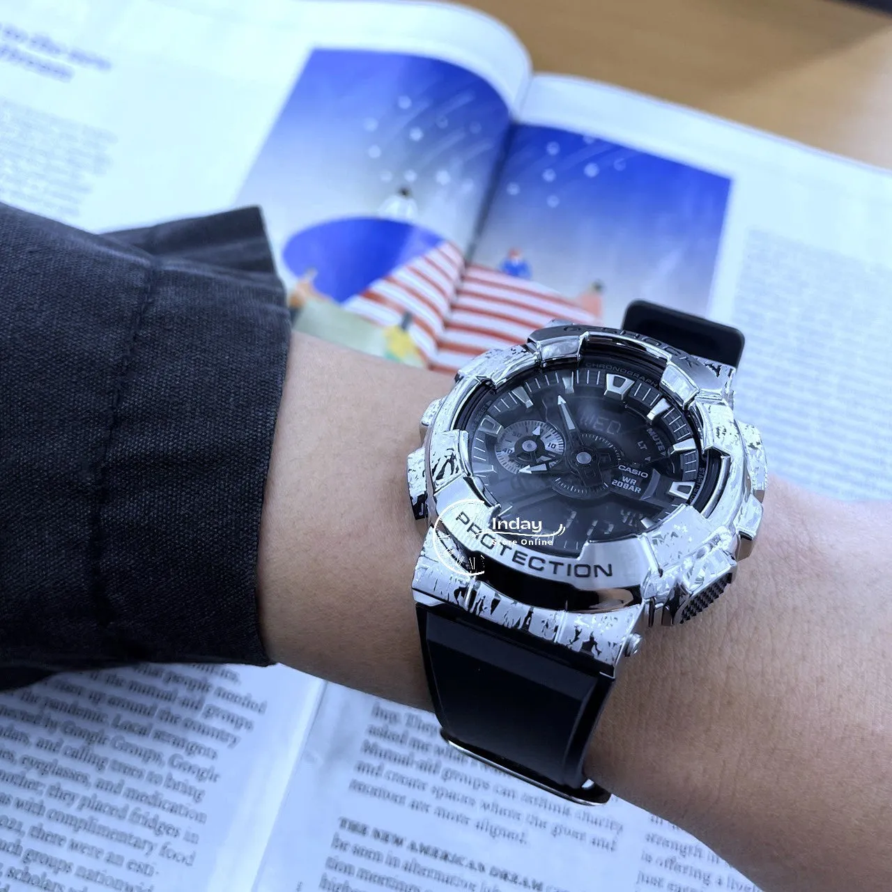 Casio G-Shock Men's Watch GM-110GC-1A Shock Resistant Magnetic Resistant