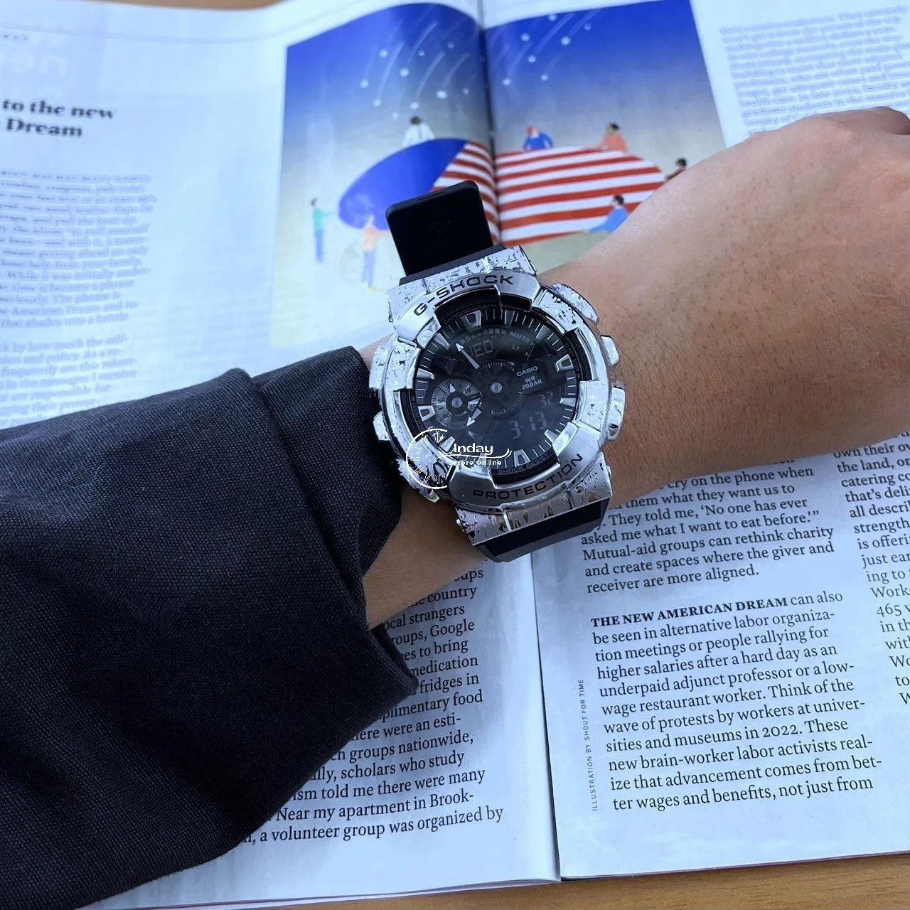 Casio G-Shock Men's Watch GM-110GC-1A Shock Resistant Magnetic Resistant