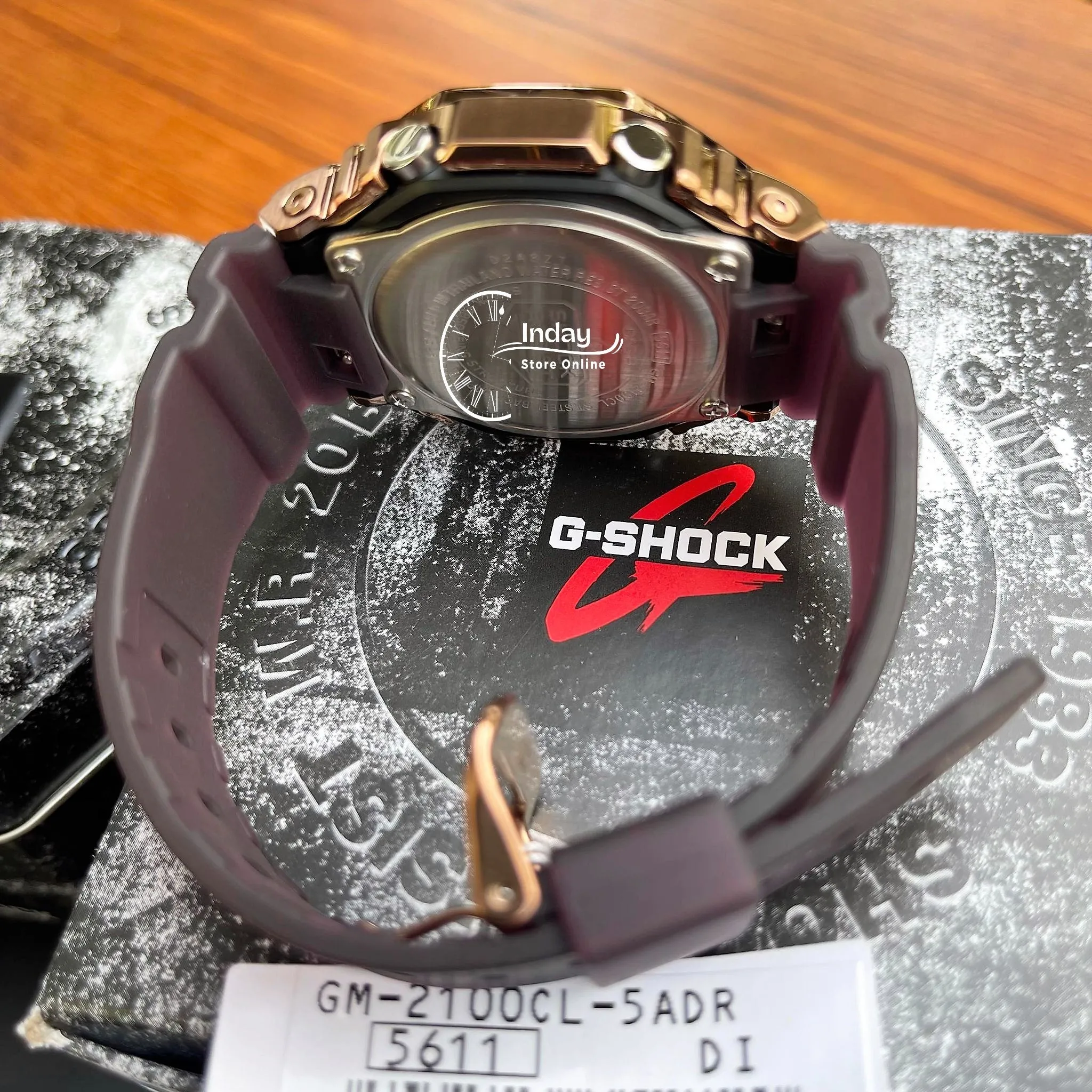 Casio G-Shock Men's Watch GM-2100CL-5A Analog-Digital 2100 Series Colorful Translucent Band with Matte Finish
