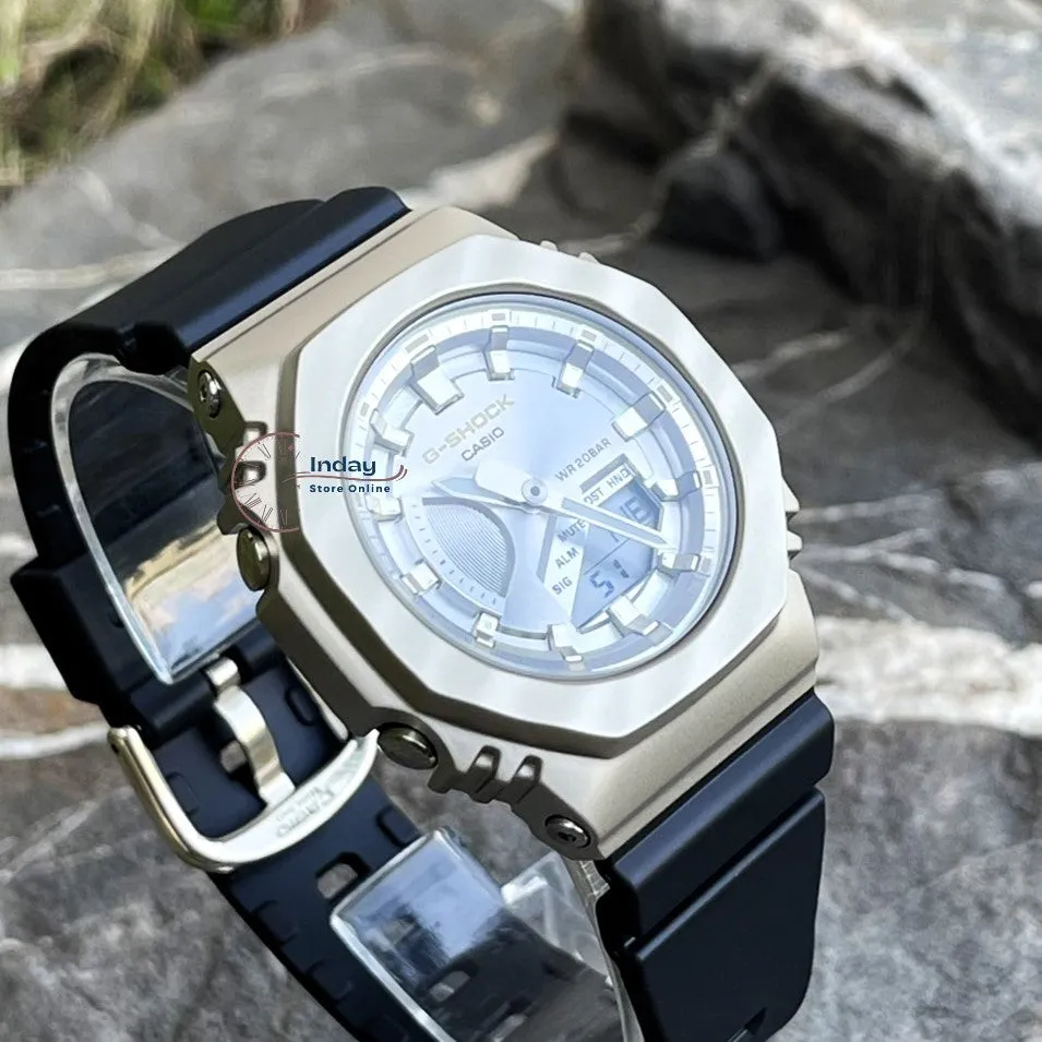 Casio G-Shock Women's Watch GM-S2100BC-1A Analog-Digital New Arrival Shock Resistant Mineral Glass
