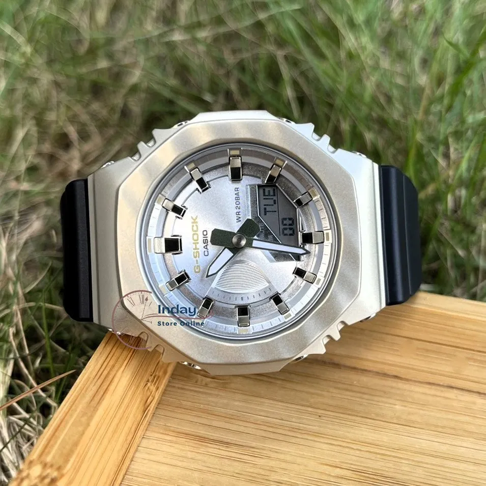 Casio G-Shock Women's Watch GM-S2100BC-1A Analog-Digital New Arrival Shock Resistant Mineral Glass