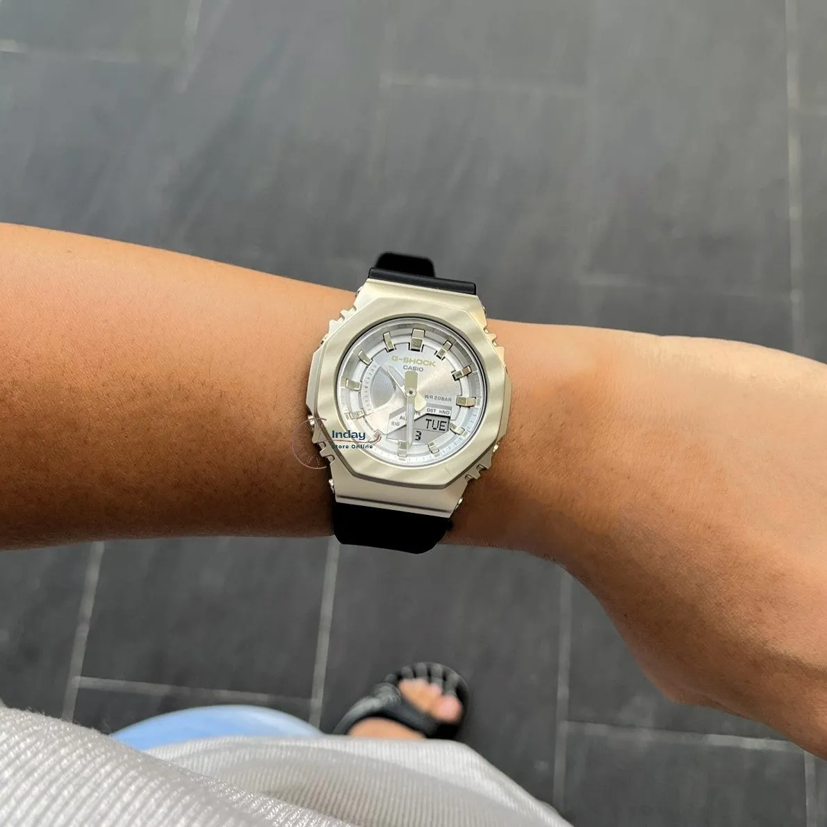 Casio G-Shock Women's Watch GM-S2100BC-1A Analog-Digital New Arrival Shock Resistant Mineral Glass