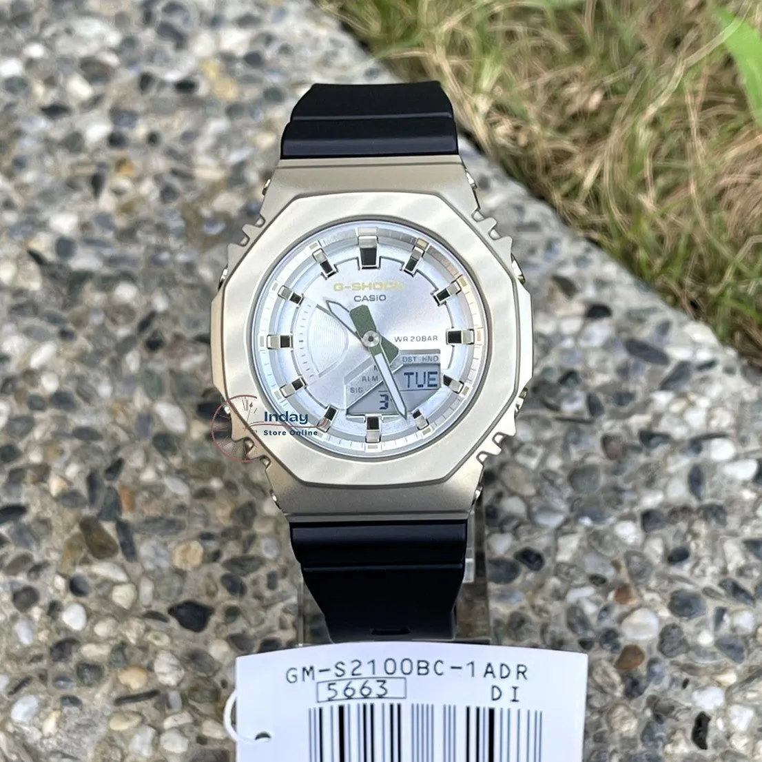 Casio G-Shock Women's Watch GM-S2100BC-1A Analog-Digital New Arrival Shock Resistant Mineral Glass