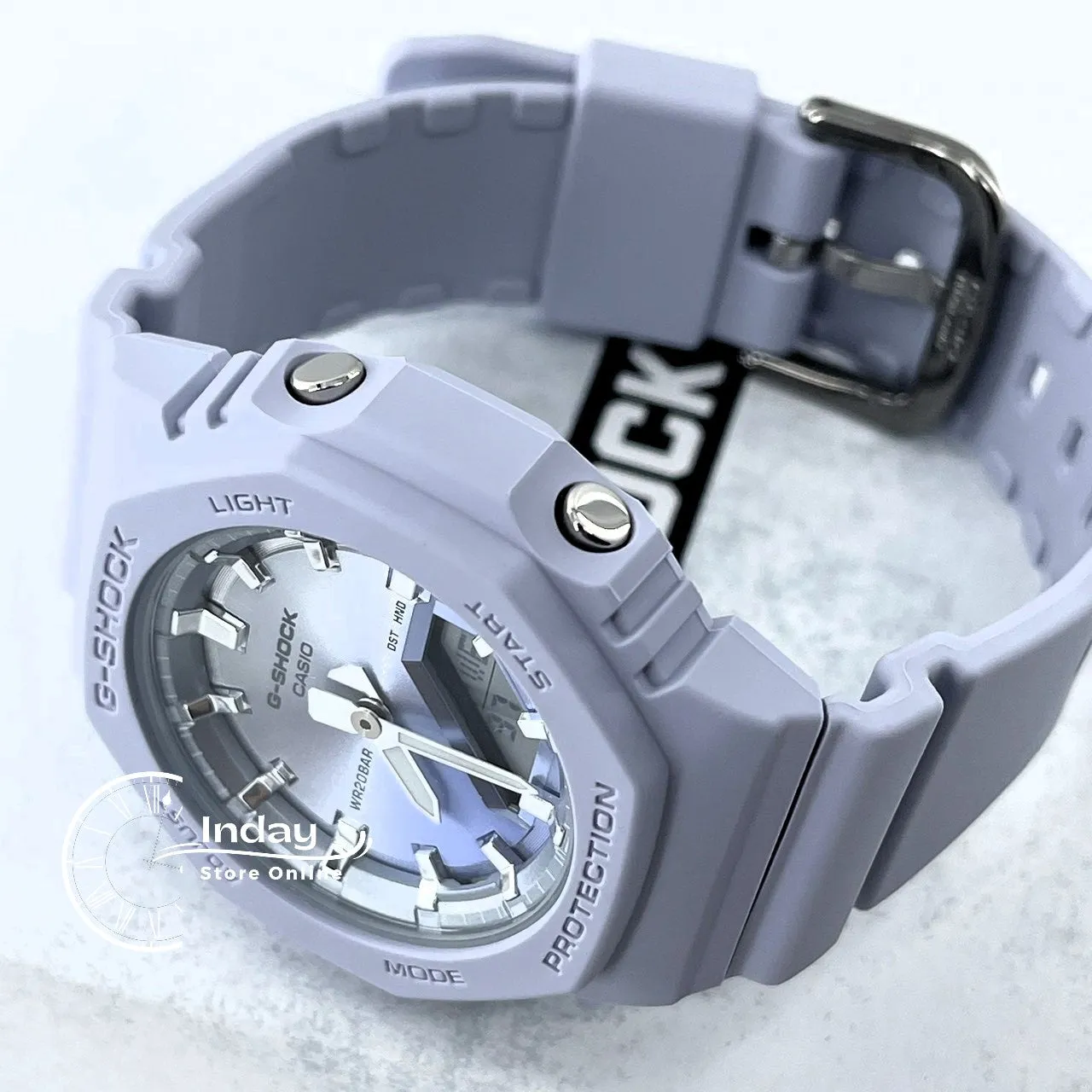 Casio G-Shock Women's Watch GMA-P2100SG-2A Resin Band Mineral Glass Shock Resistant