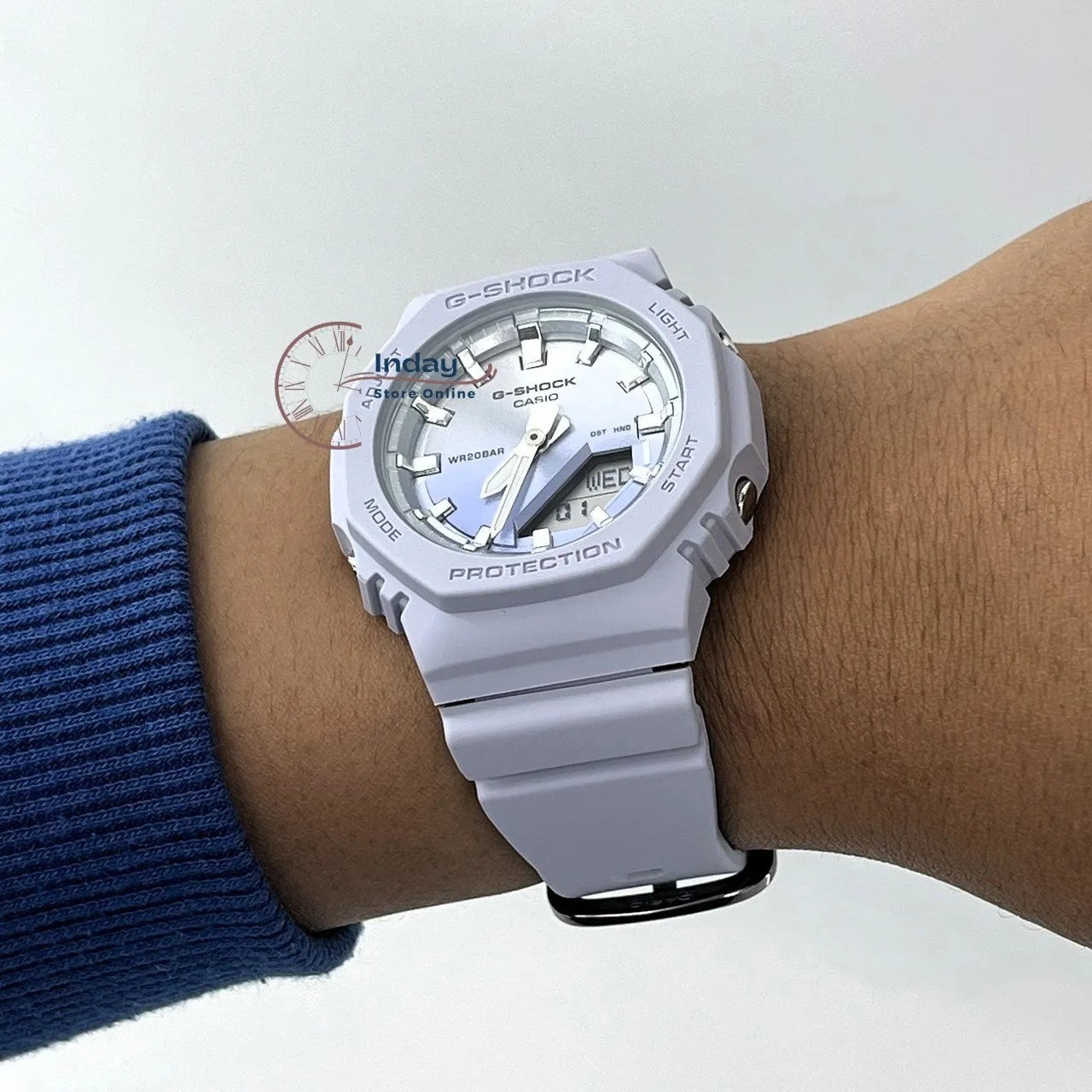 Casio G-Shock Women's Watch GMA-P2100SG-2A Resin Band Mineral Glass Shock Resistant