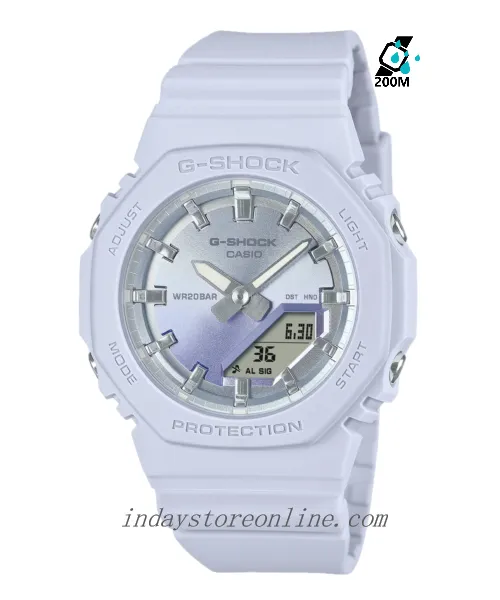 Casio G-Shock Women's Watch GMA-P2100SG-2A Resin Band Mineral Glass Shock Resistant