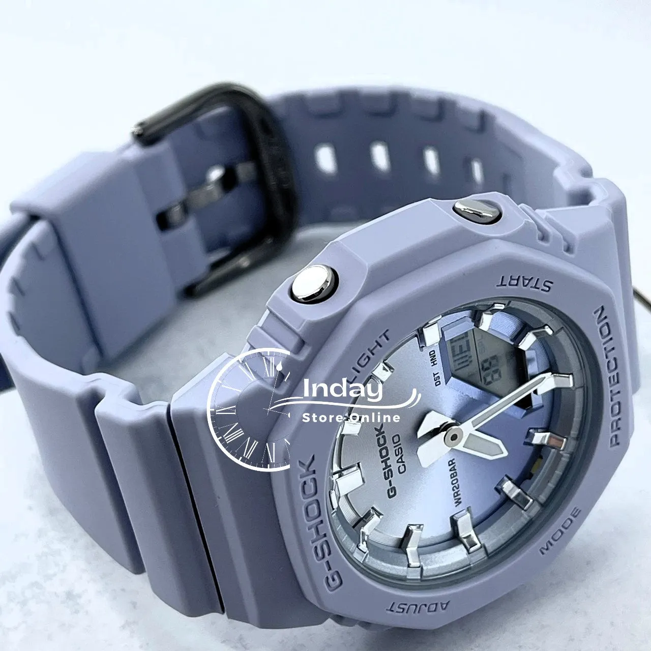 Casio G-Shock Women's Watch GMA-P2100SG-2A Resin Band Mineral Glass Shock Resistant