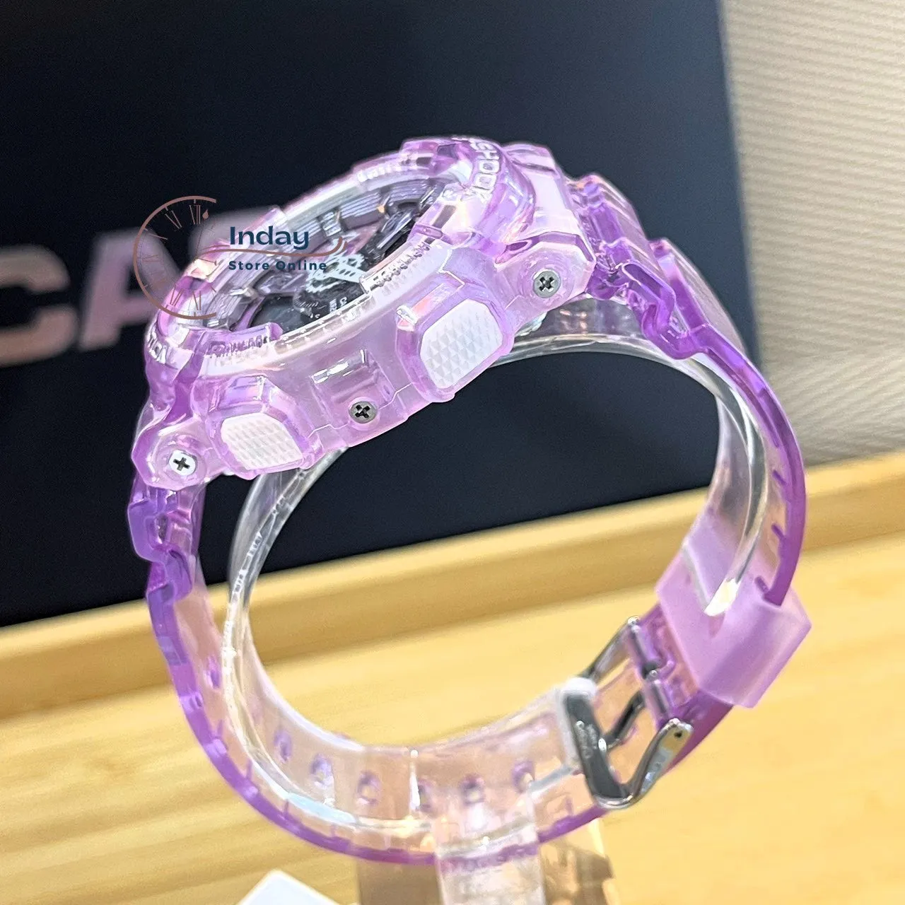 Casio G-Shock Women's Watch GMA-S110VW-4A Resin Band Mineral Glass Shock Resistant Magnetic Resistant
