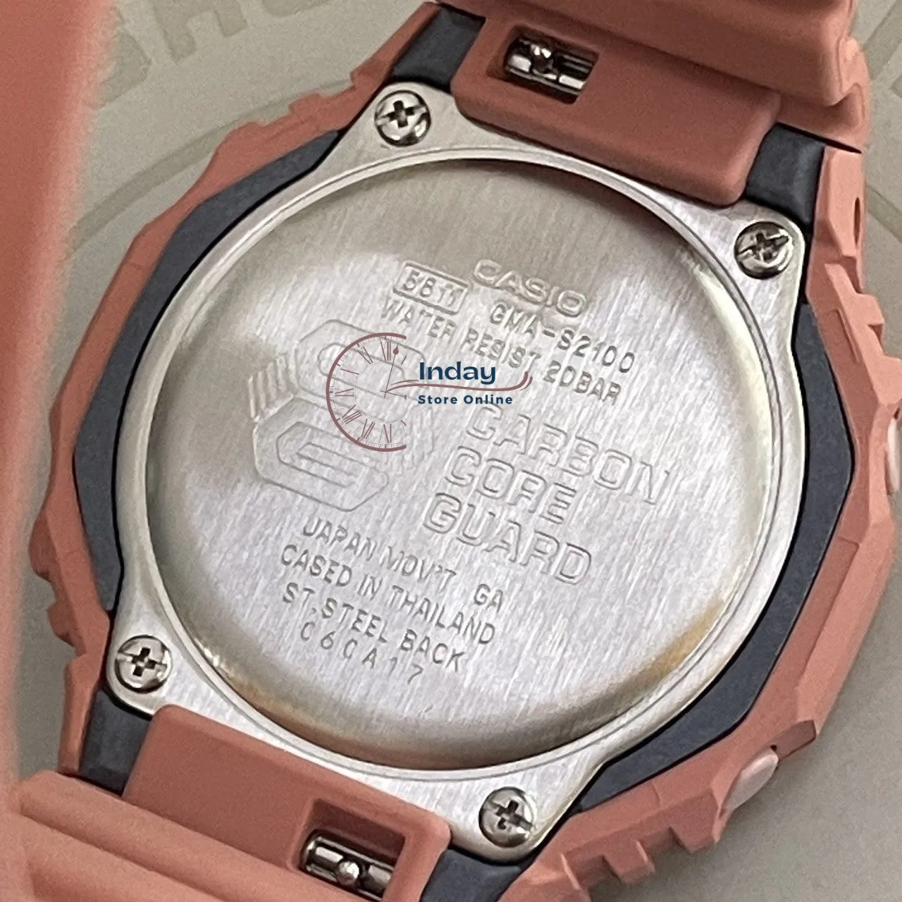 Casio G-Shock Women's Watch GMA-S2100-4A2 Analog-Digital Shock Resistant Carbon Core Guard Structure