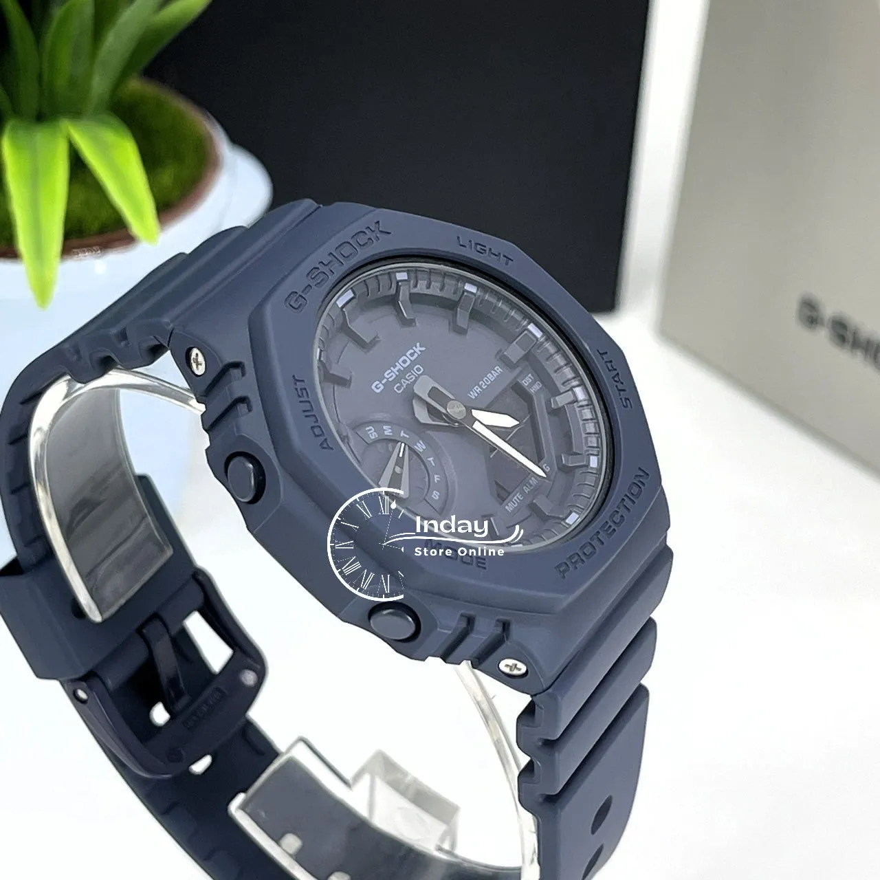Casio G-Shock Women's Watch GMA-S2100BA-2A1 Analog-Digital Shock Resistant Carbon Core Guard Structure